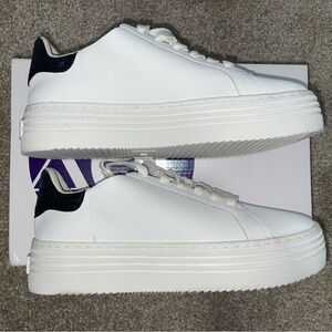 Joy Performance Comfort Leather Sneaker White - 8.5W